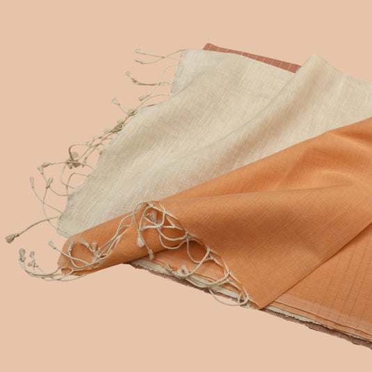 LINEN & COTTON MIX STOLE