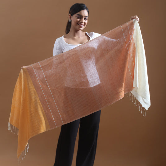 LINEN & COTTON MIX STOLE