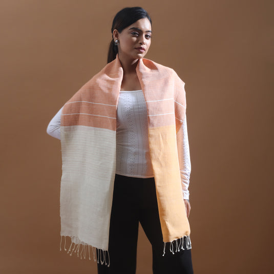 LINEN & COTTON MIX STOLE