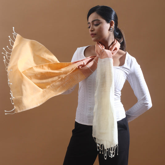 LINEN & COTTON MIX STOLE
